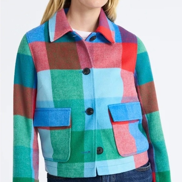 Colorful Plaid Jacket - Picture 4 of 4